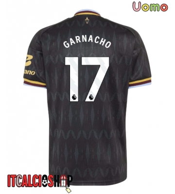 Aston Villa Alejandro Garnacho #17 Seconda Maglia 2026-27 Manica Corta